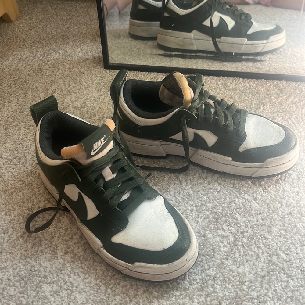 Green Nike disrupts